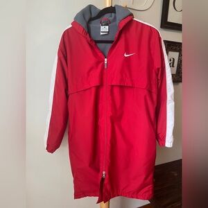 Nike long Warm Up Jacket Fleece Lined Zip Women’s Large